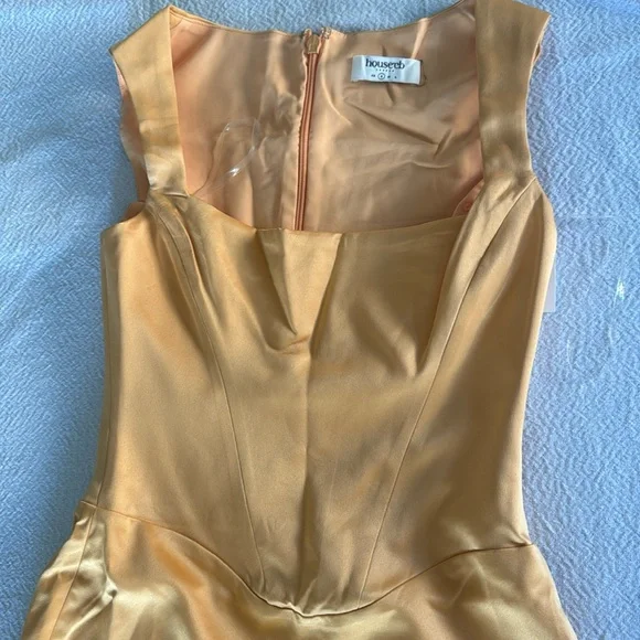 HOUSE OF CB ENYA APRICOT CORSET MINI DRESS, Size Small, $225 - Picture 16 of 17